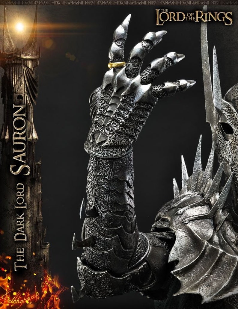 Lotr Sauron the Dark Lord 3D Figure STL 3D Model 3D Printable File 3D ...