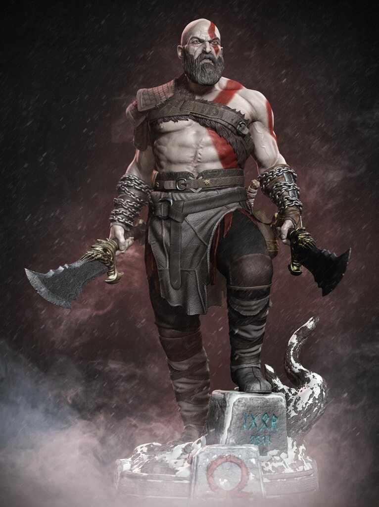 Kratos Statue 