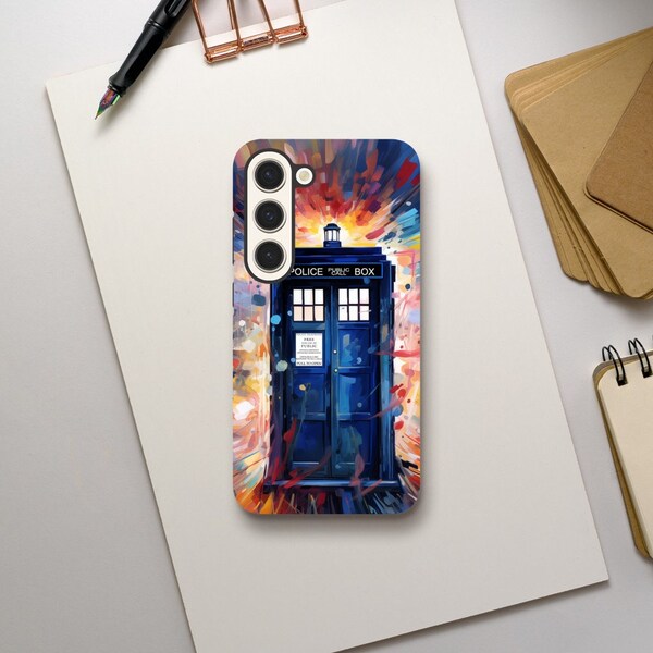 Doctor Who Handyhülle Samsung / TARDIS / Polizei Box Robuste Handyhülle / Dr Who Apple Samsung Hülle