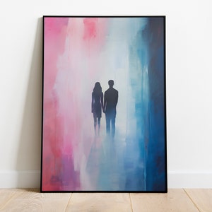 Prideful Transcendence: Poster Print Wall Art Celebrating Transgender Themes / Abstract / LGBT+ Pride
