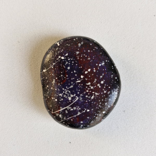 night sky,fridge magnet,space rocks ,paintedstones,pebbleart,homedecor,gardendecor,officedecor,acrylicpainting, giftideas,handpainted galaxy