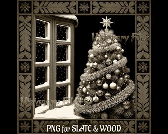 クリスマスツリーの3DイリュージョンPNG、クリスマス3D PNGレーザーファイル、3Dイリュージョンクリスマスレーザーカットファイルスレート彫刻、お祝いの3Dデザイン