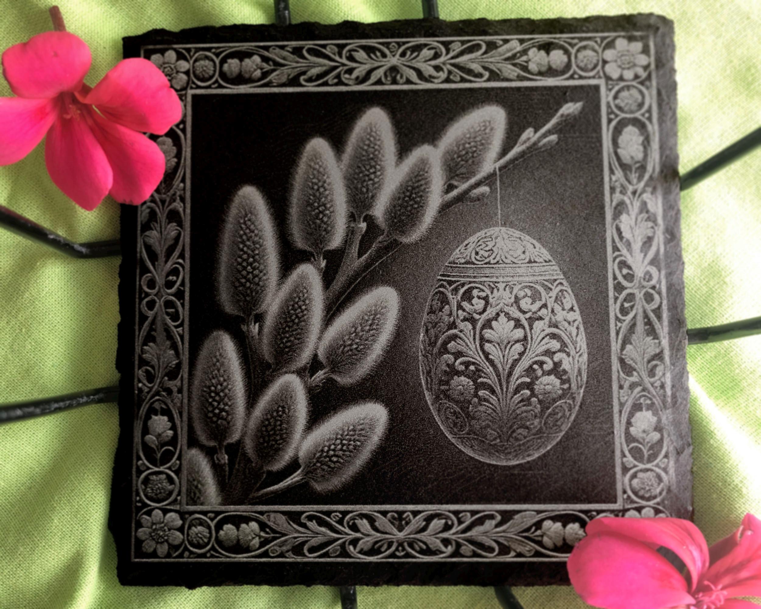 Easter Egg 3D Illusion PNG Laser File, 3D Illusion Engraving, Easter ...