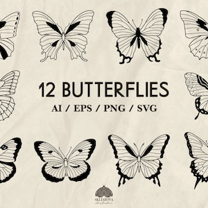 Butterfly Svg Butterfly outline clipart Png Butterflies line drawing silhouette Moth Butterfly line art Butterfly Cricut Cut File Svg Vector
