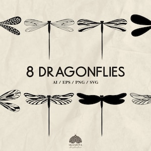 Dragonfly Svg Insect Svg Simple dragonfly silhouette Vector Dragonflies Svg Dragonfly Png Dragonfly Files for Cricut Dragonfly Outline Svg