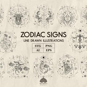 Astrologie Zeichen SVG Horoskop Zeichen Astrologie Skorpion Stier Jungfrau Fische Waage Löwe Konstellation Ophiuchus Png