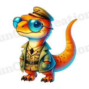 Ensemble de cliparts Dino anciens combattants, clipart dinosaure patriotique, clipart fête des anciens combattants, décoration fête des anciens combattants, décoration fête patriotique, Dino militaire PNG
