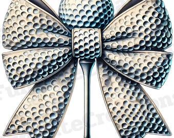 Coquette Golf Bow PNG, Trendy Golf Bow, Bow Golf Ball PNG, Game Day Golf Clipart, Golf Team PNG, Sports Clipart, Golf Player Gift