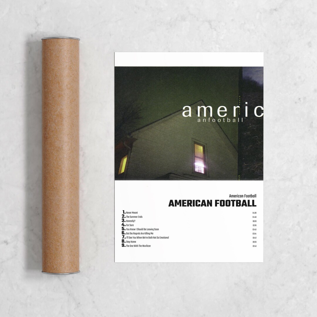 American Football American Football Album Cover Poster Print Etsy