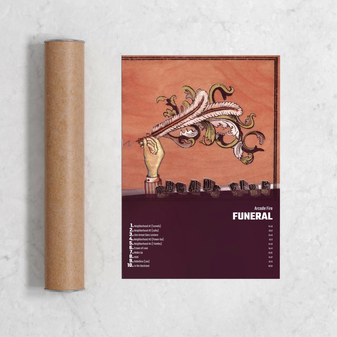 Arcade Fire Funeral Album Cover Poster Print Wall Art Etsy