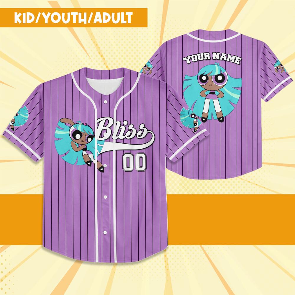 Discover Personalize Bliss Jersey, Cartoon Team Jersey
