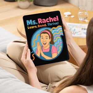 Ms. Rachel Design PNG Download Transparent Background | Instant ...