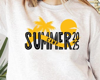 Summer Camp 2025 SVG, Vacation Tee Design (Digital Download)