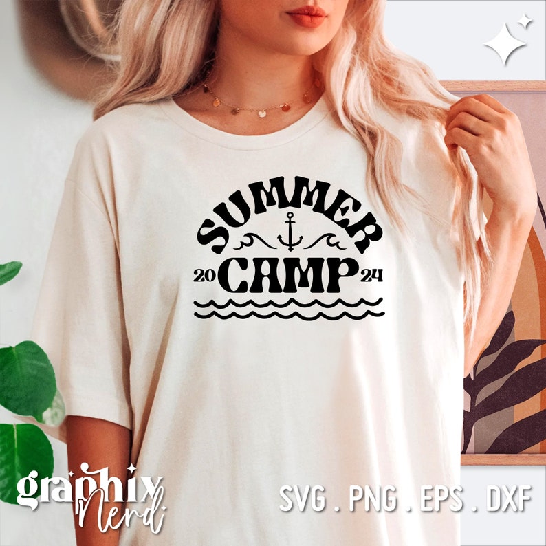 Summer Camp 2024 Svg, Camp Life Svg, Summer Camp Svg, Summer Vacation