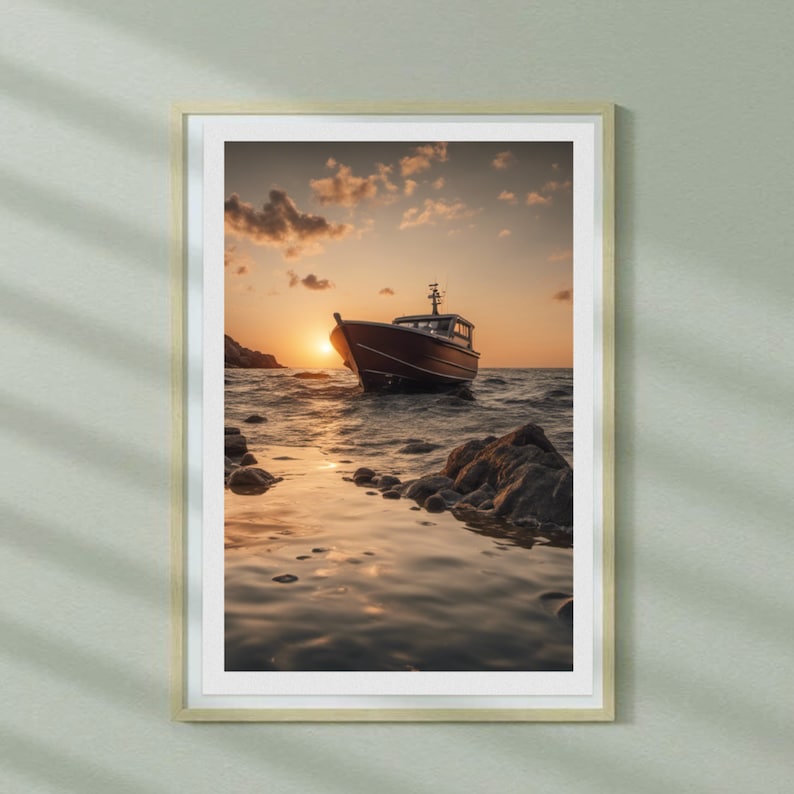 Affiche Kvilis - Bateau en papier