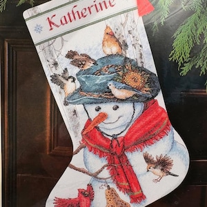 Counted Cross Stitch Pattern Emma&#39;s Friends Stocking PDF Digital file