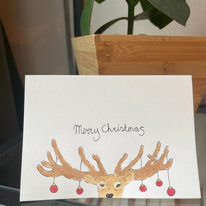 Aquarelle Christmas Card