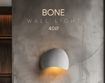 Concrete Look Sconce - Modern and Industrial Mix, Perfect for Minimalist Homes, Artistic Touch on Walls, Natural and Rustic Charm