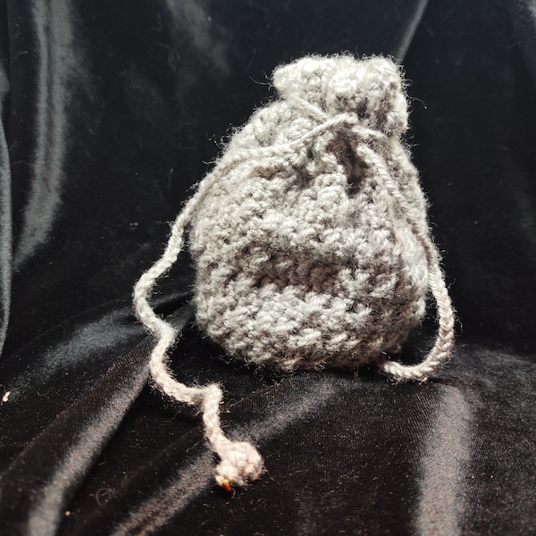 Hand Crocheted Dice Bag