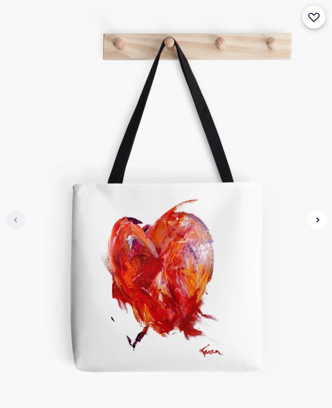 Heavy Duty Canvas Like Tote Bag Reproduced From My Original Oil