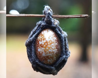 Thai Amulet | Bia Gae | Cowrie Shell with Takrut | Thai Protective Amulet | Monk Blessed Shell Amulet | Spiritual Protection | Sacred Shell