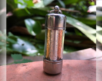 Authentic Thai Amulet | 3 Prayer Amulet | Buddhism | Talisman | Takrut Amulet | Yant Kropetch | 3 Scroll Amulet | Thailand | Diamond Armour