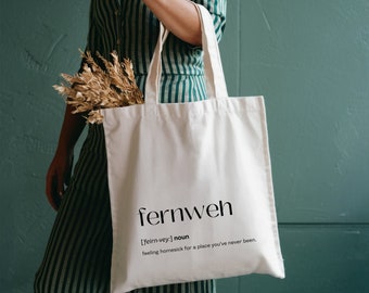 Tote Bag 'Fernweh' - Perfecte Eco-bewuste (reis)tas