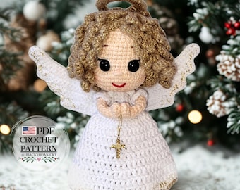 Angelica – The Christmas Angel Crochet Pattern – PDF Download