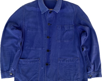Vintage 1970s French Workwear Jacket - Etsy