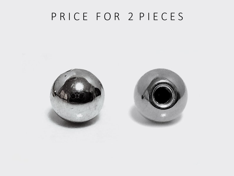 Replacement Piercing Ball Parts, Loose Balls, Plain Ball Titanium