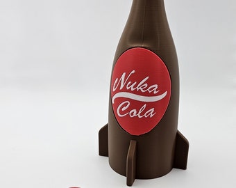 Botella de Nuka Cola con tapón de rosca.