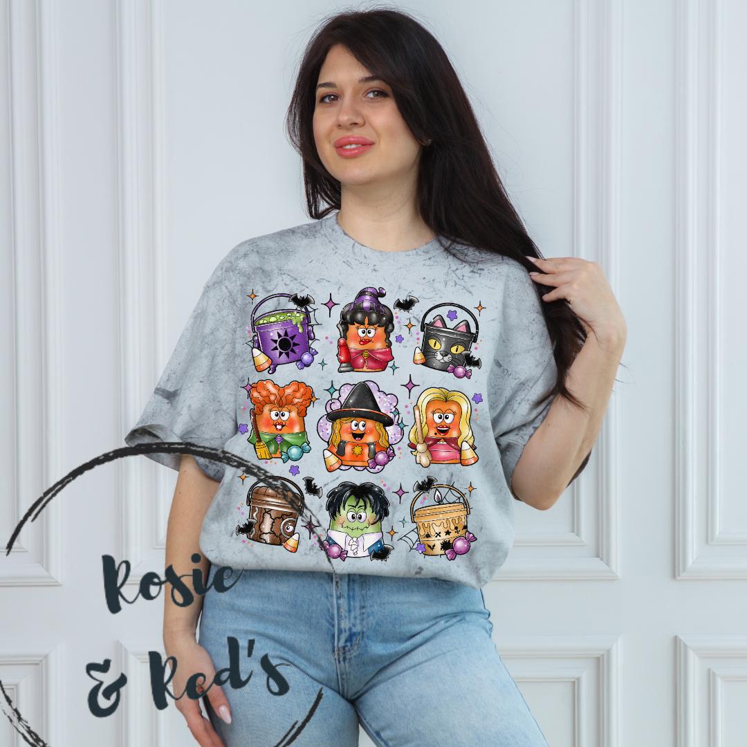 Nuggets Shirts, Sanderson Sisters, Comfort Colors, Halloween Nuggets Shirt, Halloween Shirt, Color Blast, 90's Halloween, 90's McDonalds