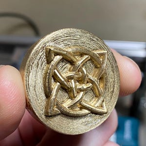 Celtic Square Circle Medallion – Copper, Silver, or Nordic Gold – Unity & Structure Symbol – Irish Heritage Gift – Handmade Sacred Token