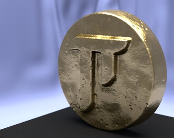 Pi Protocol 2.5 Ounce Gold Metal Coin