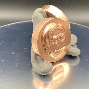 Bram Cohen (BEPE) Medaillon – CHIA Netzwerk NFT Medaillon – Kupfer, Silber oder nordisches Gold – Krypto Meme Art Token – Web3 Community Geschenk