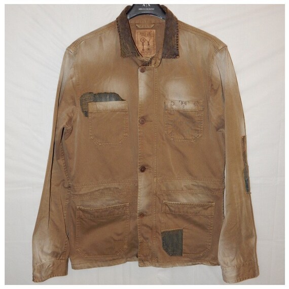 Buy Jacket With Patchwork and Distressed Elements From Pearly King Online in India Etsy