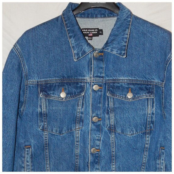 Polo Jeans Co. デニムジャケット L Vintage Denim Jacket Polo Jeans Co RALPH LAUREN - Etsy