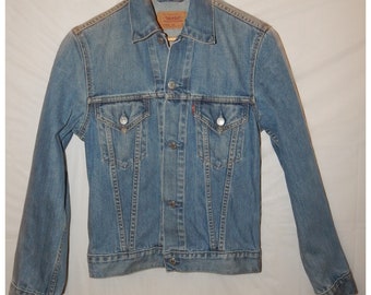 Levi's Denim Trucker Jacket Vintage 1980 70500 Type 3 Made in