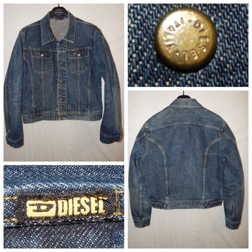 Vintage Diesel Gregg JKT DIESEL Denim Jacket - Etsy