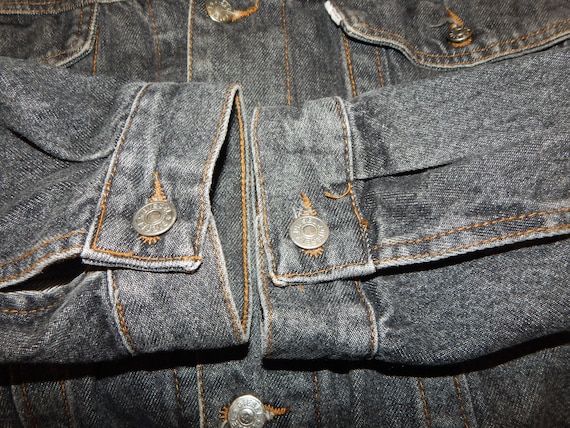 ジャケット・アウター NWT DIESEL patch grange denim jacket Vintage 1980s Denim Jacket Adult Medium Blue Patches Cut Off