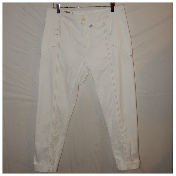 MARITHÉ FRANÇOIS GIRBAUD Cropped Pants S Marithe+françois Girbaud Cropped Designer Trousers With a Creative