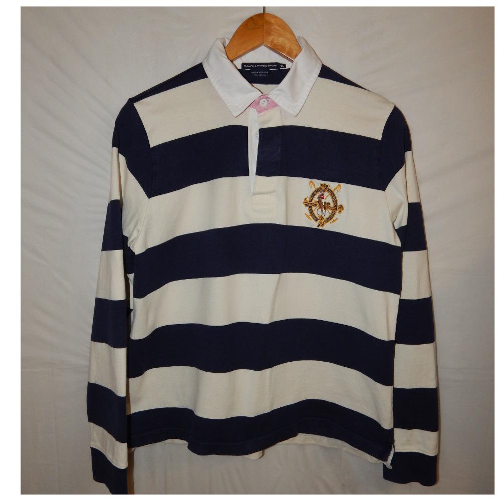 Womens Vintage Rugby Polo Shirt RALPH LAUREN Sport. Size XL - Etsy