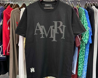 Amiri T-Shirt, Letter Print AMIRI T-shirt, Vintage Amiri Logo Shirt, Casual Hip Hop AMIRI Sweatshirt, AMIRI Hoodie, Amiri T-Shirt Gift