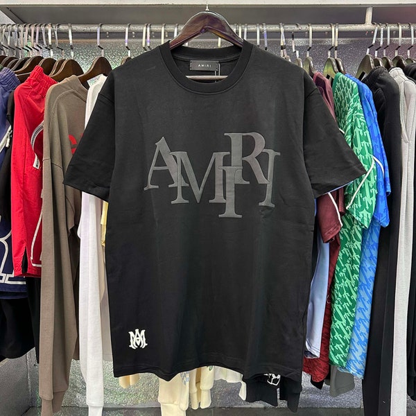 Amiri T-Shirt, Letter Print AMIRI T-shirt, Vintage Amiri Logo Shirt, Casual Hip Hop AMIRI Sweatshirt, AMIRI Hoodie, Amiri T-Shirt Gift