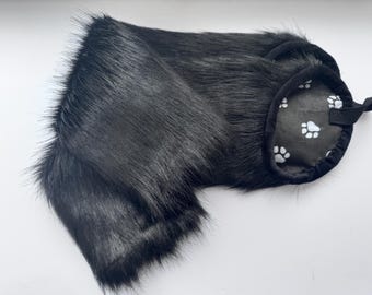 Black Fursuit Sleeves, Fursuit Partial