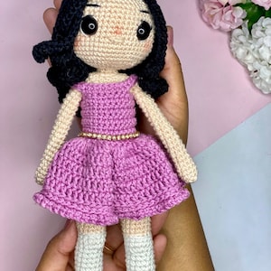 Handmade Crochet Amigurumi Doll: "Chloe" Plush Toy