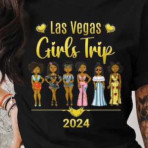 Las Vegas Girls Trip 2024 T-Shirt, Bachelorette Party Tees, Personalized Group Vacation Shirts, Travel Outfit, Celebration Tops