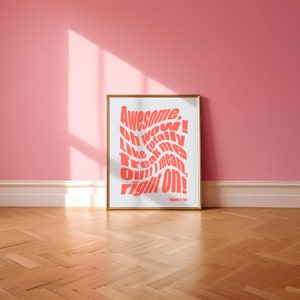 Bring It On Poster Bring It On Room Decor Retro Wall Art Decor Bring it On Movie Quote Maximalist Decor Funky Wall Poster Living Room