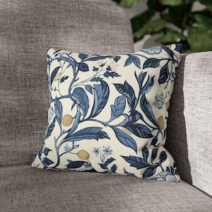 Botanical William Morris Throw Pillow Botanical Pillow Cover William Morris Floral Decorative Throw Pillow William Morris Home Decor