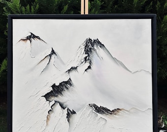 山の壁アートオリジナル、室内装飾用の自然風景、アメリカ国立公園